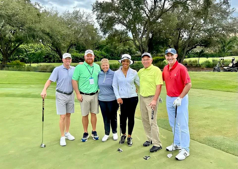 Founders of ORCA Golf play Timbertech PRO Am in Boca Raton - shows golf skill